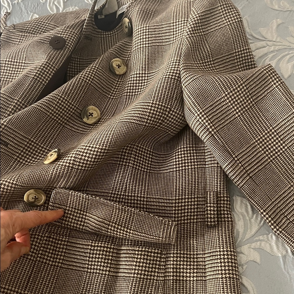 VALENTINO - Vintage Plaid Women's Jacket - Picture 10 of 17